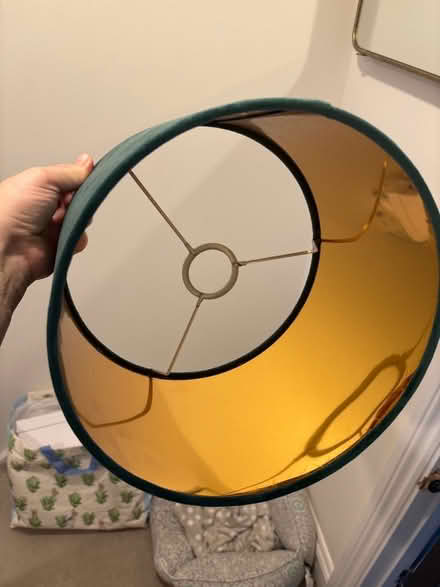 Photo of free Two emerald green light shades (Broomgrove TN34) #1