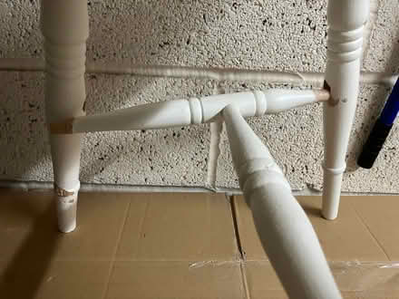 Photo of free White painted chair project repair (Harvey Close BS22) #2