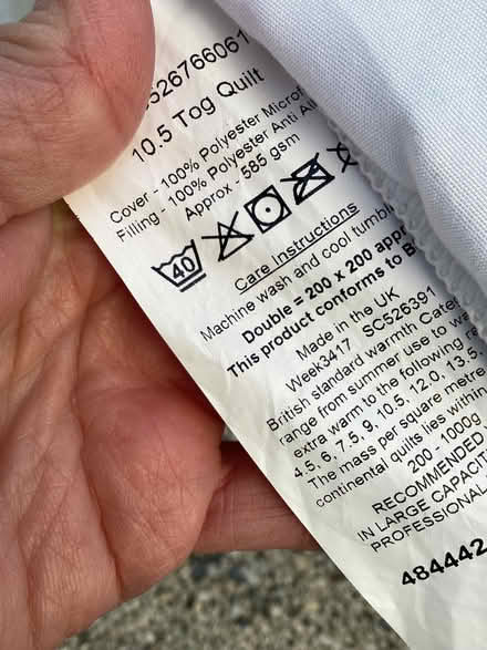 Photo of free Marks and Spencer double duvet (Pant y dwr LD6) #2