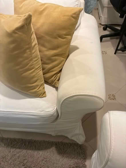 Photo of free Ikea love seat- pls. Read (Near Friendship Heights metro) #2