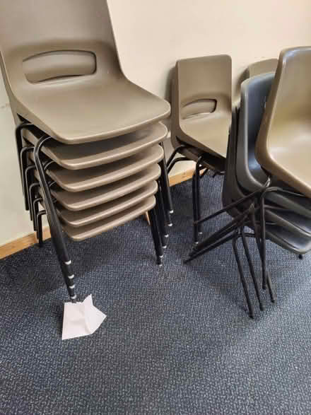 Photo of free Plastic Stacking Chairs (birstall LE4) #2