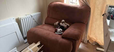 Photo of free Recliner sofas x2 (Northfleet da11) #1