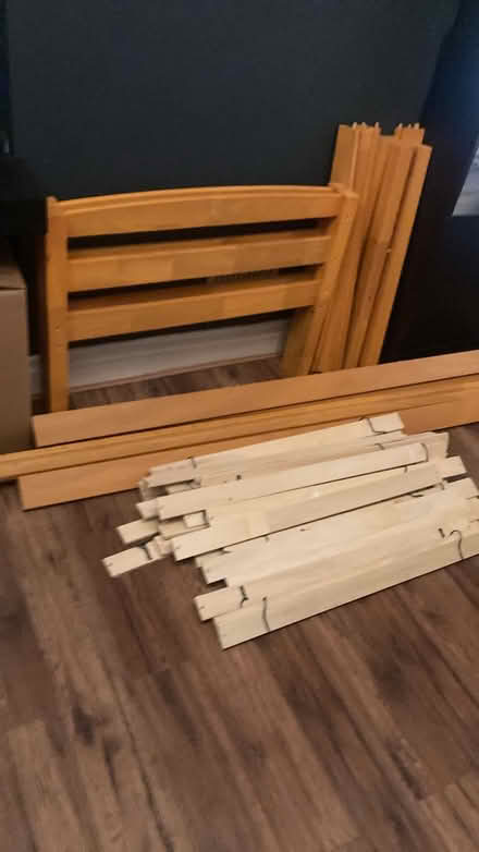 Photo of free children's wooden beds (thingwall CH61) #1