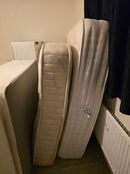 Photo of free X2 mattresses & x1 bed base (Belvidere SY2) #2