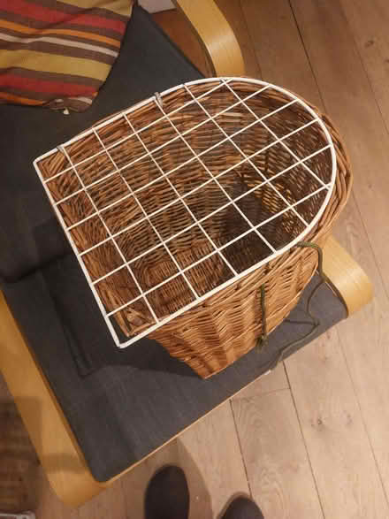Photo of free small wicker cat carrier basket (Ringmer BN8) #1
