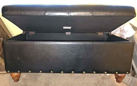 Photo of free Faux leather ottoman/storage (Sunnyvale) #3
