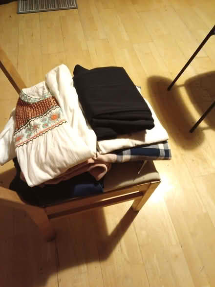 Photo of free 2 blouses, p, 1 black trousers, 1 skirt, all small size. A (Northwood HA5) #1