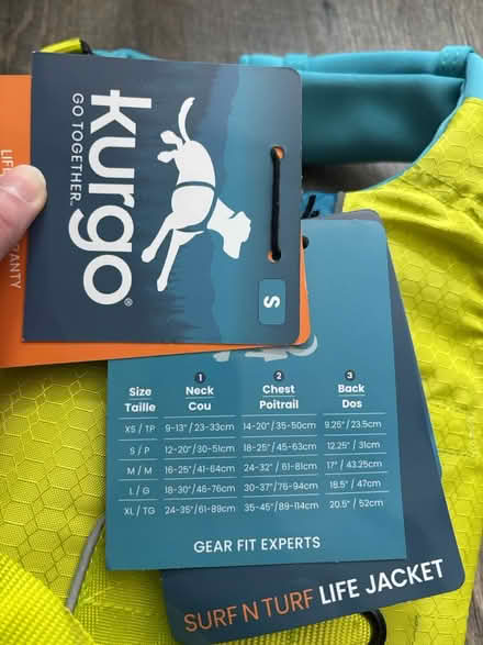 Photo of free Kurgo Dog Life Jacket Small (LaSalle Gardens-adjacent) #2