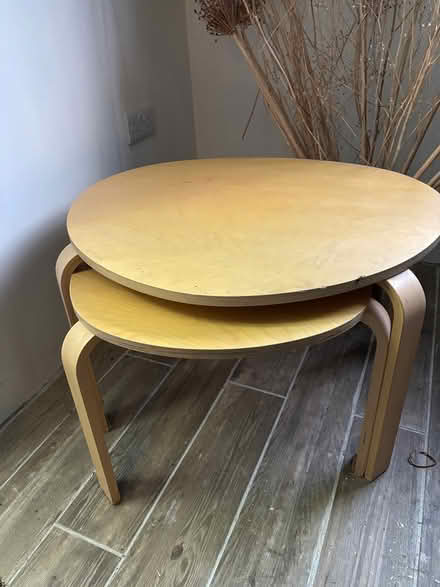 Photo of free Wooden nest of tables (Ludlow/Richards Castle area) #1