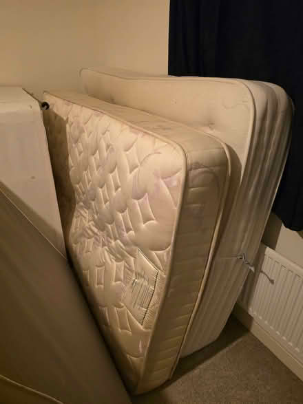 Photo of free X2 mattresses & x1 bed base (Belvidere SY2) #1