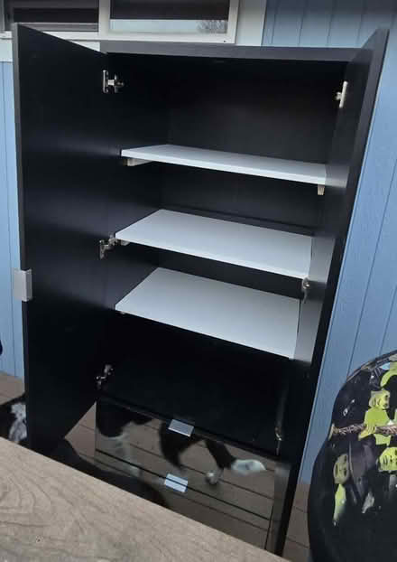 Photo of free Mirror black cabinet with drawers (Sunnyvale) #3