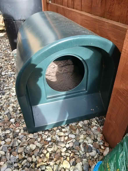 Photo of free Moulded plastic outdoor cat house (Boncath SA37) #1