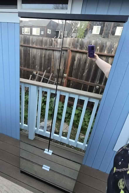 Photo of free Mirror black cabinet with drawers (Sunnyvale) #1