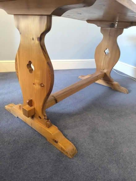 Photo of free Pine kitchen/dining table (Reading RG2 (Shinfield Road)) #3