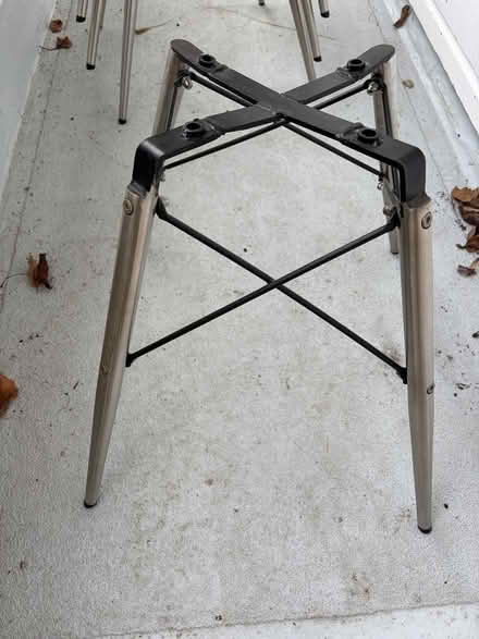 Photo of free Metal dining chair bases x6 (Guildford) #1