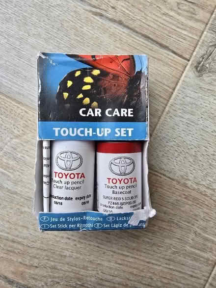 Photo of free Toyota Yaris red touch up paint (Panshanger AL7) #1
