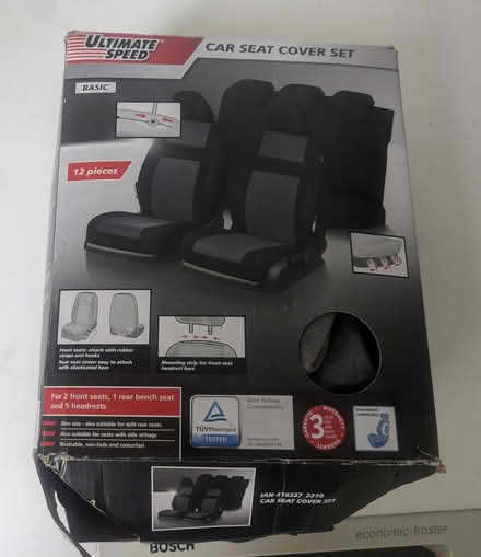 Photo of free Unused car rear seat covers (Horsham Park) #1