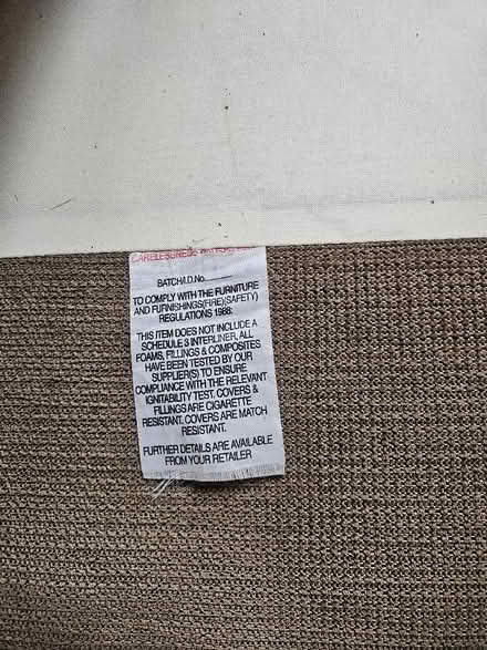 Photo of free Laura Ashley 3 Seat Sofa (CT5) #2