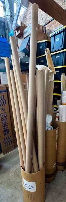 Photo of free Industrial grade cardboard tubes (Alameda) #1