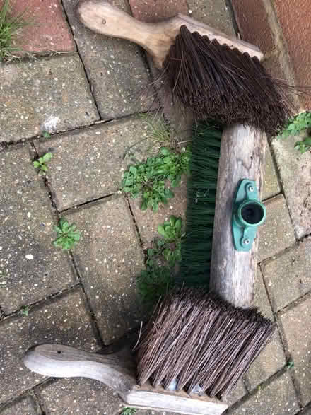 Photo of free Two stong handbrushes & broom brush (Whitehill SG4) #1