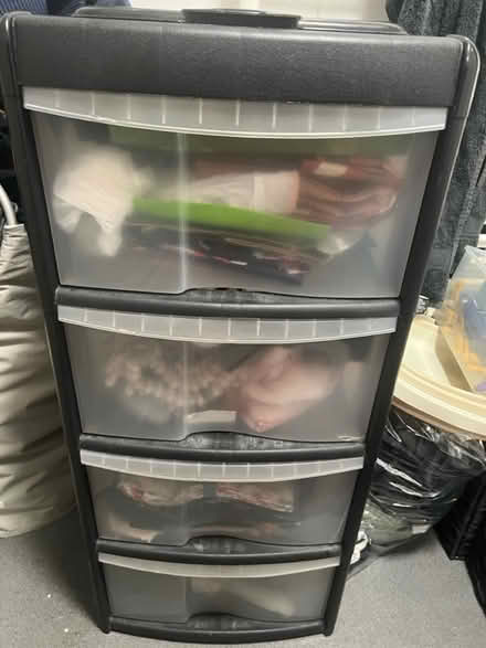 Photo of free Plastic 4 drawer tower unit (West Green Road N15) #1