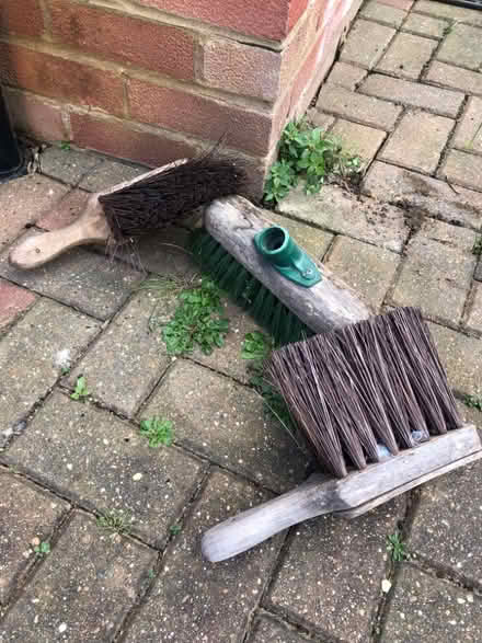 Photo of free Two stong handbrushes & broom brush (Whitehill SG4) #2