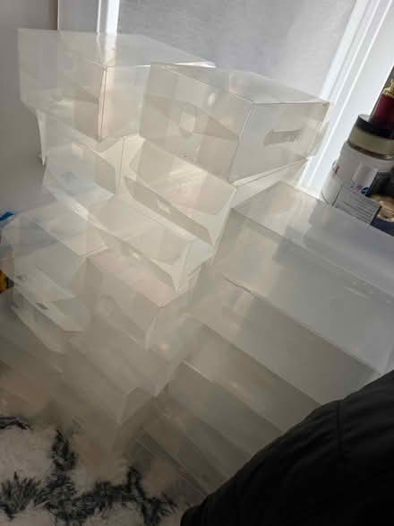 Photo of free clear shoe boxes (Balham SW17) #1