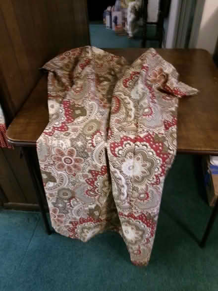 Photo of free Red Design Drapery Panel (Northwest Frederick) #1