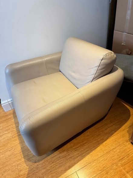 Photo of free Stone/beige Habitat arm chair (Dyke Road area BN1) #2