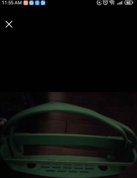 Photo of free Aqua colour shower caddy (725 Danforth Road) #1