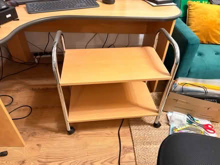 Photo of free 2 shelf wheeled trolley (S35 Chapeltown) #1