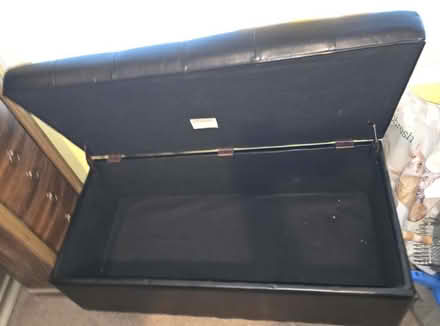 Photo of free Faux leather ottoman/storage (Sunnyvale) #2