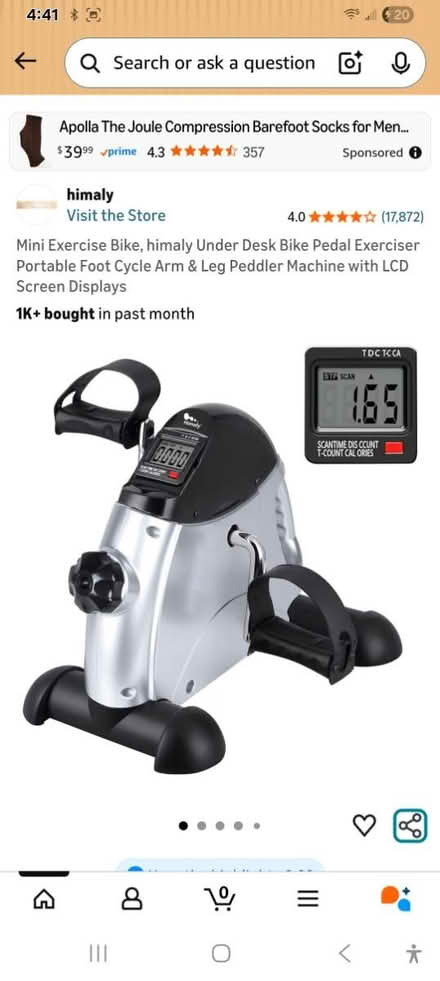 Photo of Physical therapy mini exercise bike (Lawrence and 101) #1