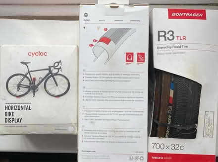 Photo of free Bike Tires + Rack (Oakwood N14) #1