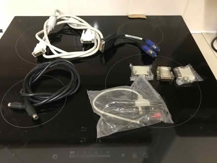 Photo of free PC Audio Visual connectors and adapters (College Town GU47) #1