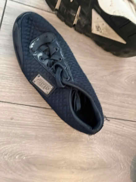 Photo of free Nike grey trainers/firetrap blue (Balham SW17) #1