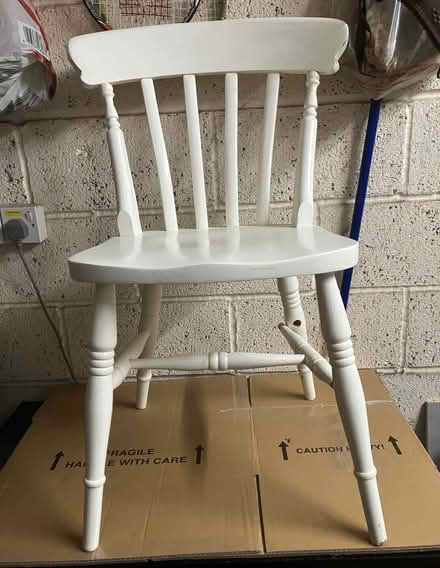 Photo of free White painted chair project repair (Harvey Close BS22) #1