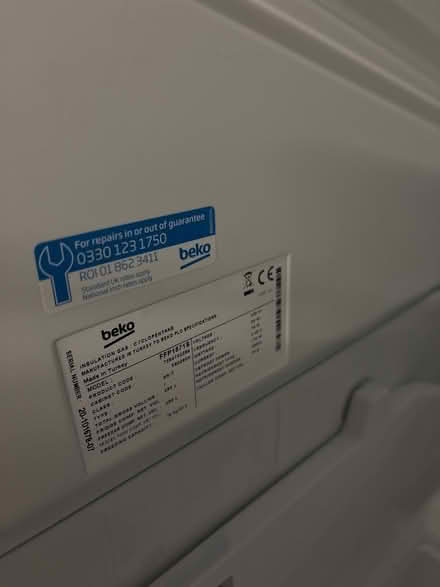 Photo of free Tall freezer (Waterlooville PO8) #3