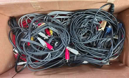 Photo of free Various Audio/Video cables and SCART switch (Forfar DD8) #1