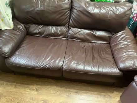 Photo of free Leather sofa (Mountain Ash CF45) #1