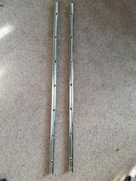 Photo of free 2 chrome pipes (Stroud central) #1
