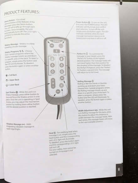 Photo of free Shiatsu back massager (Dursley GL11) #3