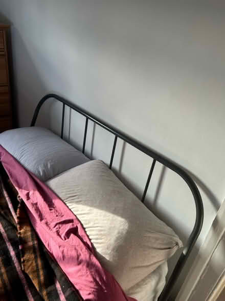 Photo of free IKEA bed Queen size with mattress (De Beauvoir N1) #2