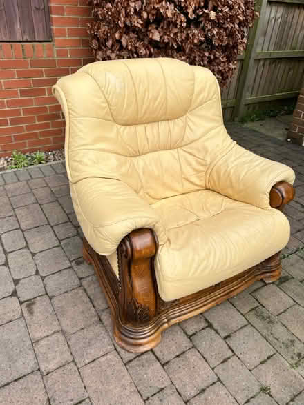 Photo of free Beautiful Leather Armchair (Bowburn (DH6)) #1