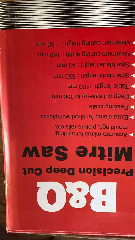 Photo of free Mitre saw (Wilmslow SK9) #2