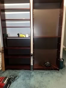 Photo of free 2 bookcases (East Village) #1