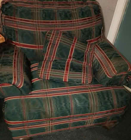 Photo of free sofa and chair in good condition (AB25) #2