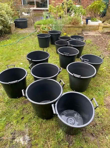 Photo of free Multiple black plastic pots (Chalfont St Peter SL9) #2