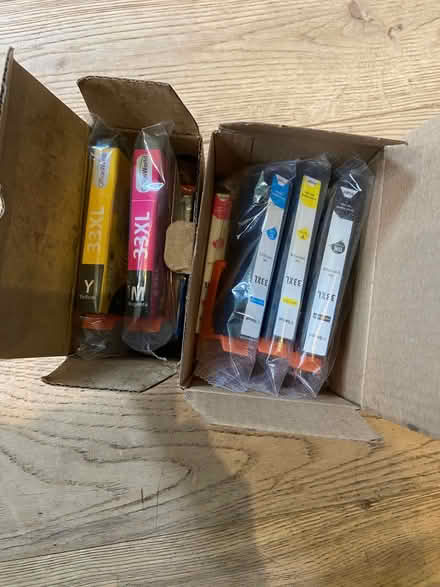 Photo of free 11 Unused Epson 33XL printer cartridges (Preston Park area BN1) #1