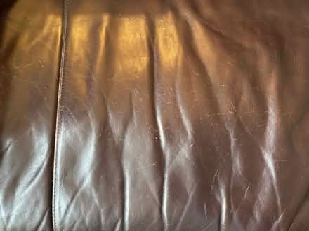 Photo of free 2 x 3-seater leather sofas (SE3 Greenwich Westcombe Park) #3